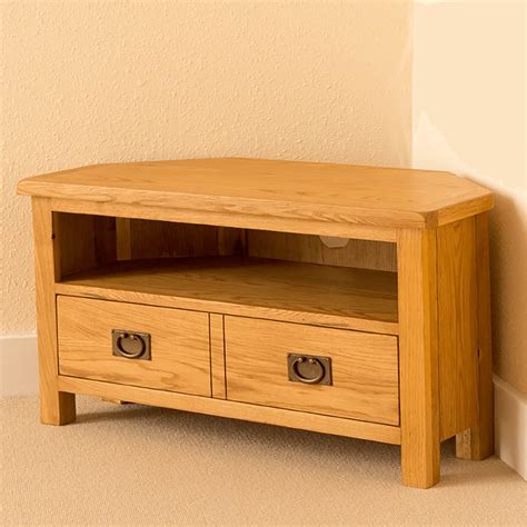 Oak Painted Dark Wood Corner Tv Stands Fast Delivery Tagged Lanner