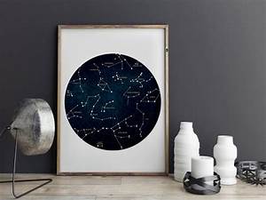 Constellation Art Constellation Print Constellation Poster