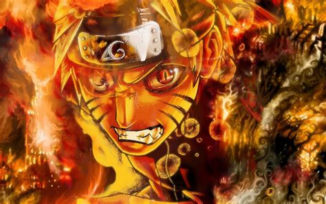 Naruto Nine Tails Chakra Mode Wallpaper Hd