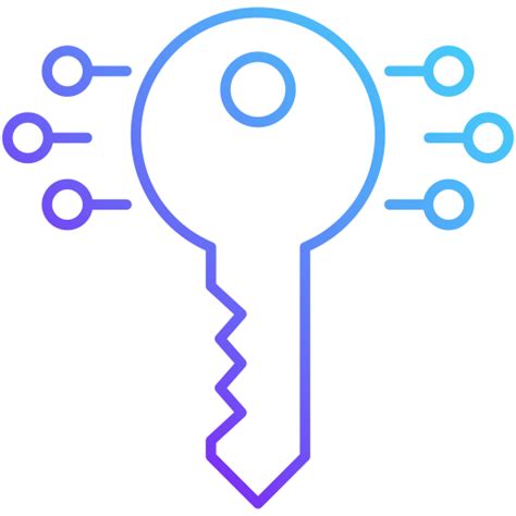Digital Key Generic Gradient Icon