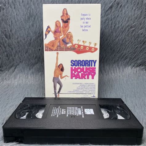 Sorority House Party Vhs 1994 A Pix Edy Sleaze Bikini Girls Rare Movie 2499 Picclick