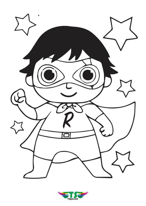 That was 50 ryan toysreview ryans world printable coloring pages. Ryan's World Superhero Coloring Pages - TSgos.com