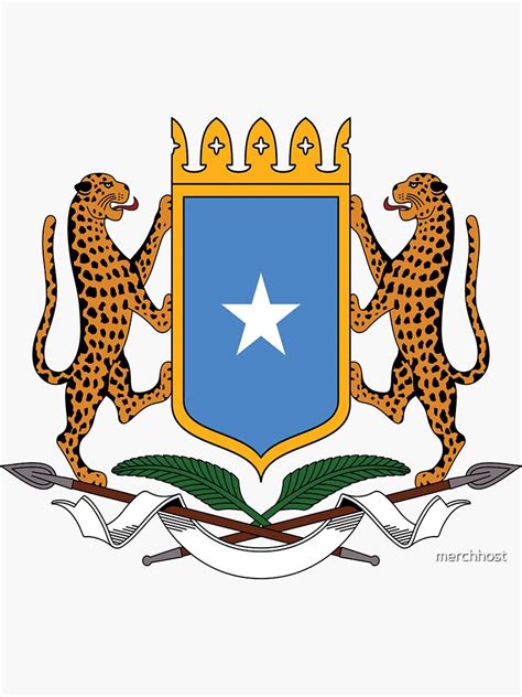 somalia national seal shirt sticker for sale by merchhost redbubble