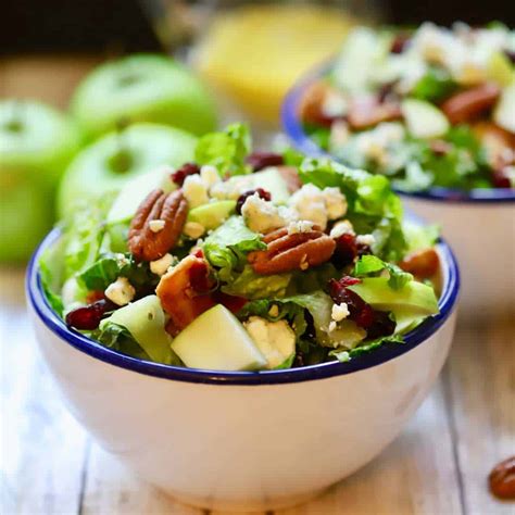 Quick And Easy Apple Pecan Salad Recipe Gritsandpinecones Com