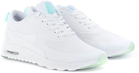 Minimalist appeal the nike air max thea shoe is equipped with classic air max cushioning and designed with a sleek profile for understated style. Nike Air Max Thea Glow In The Dark Sneakers in White/White ...