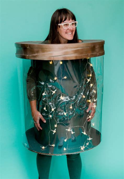 Mason Jar Filled With Fireflies Costume Easy Halloween Costumes For Women Punny Halloween