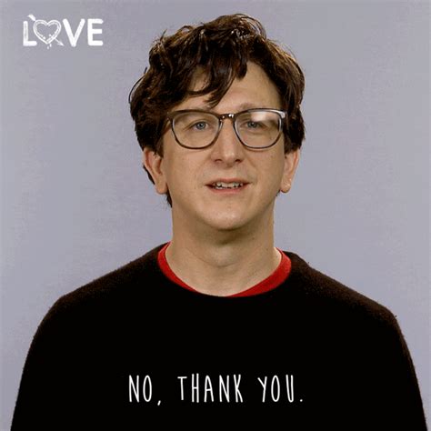 No Thank You Gus Cruikshank  By Netflix Find And Share On Giphy