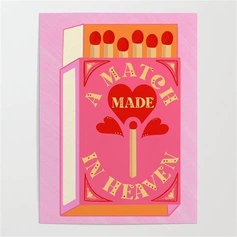 Match Made In Heaven Poster By Annie Society Heaven Art Poster Wall Art Poster Art