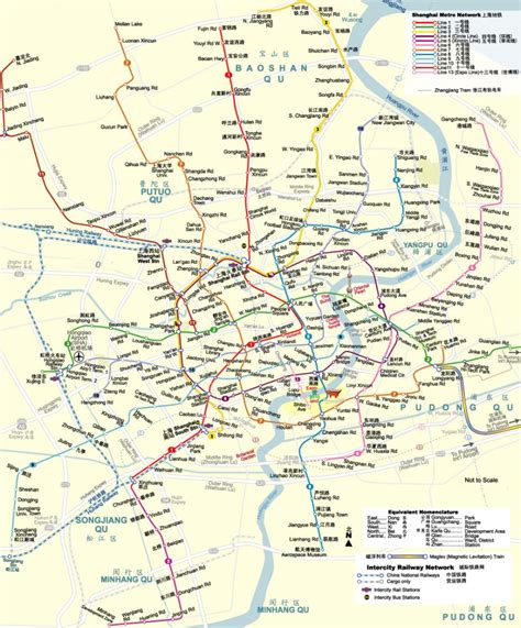 Printable Shanghai Metro Map For 2023 China Mike