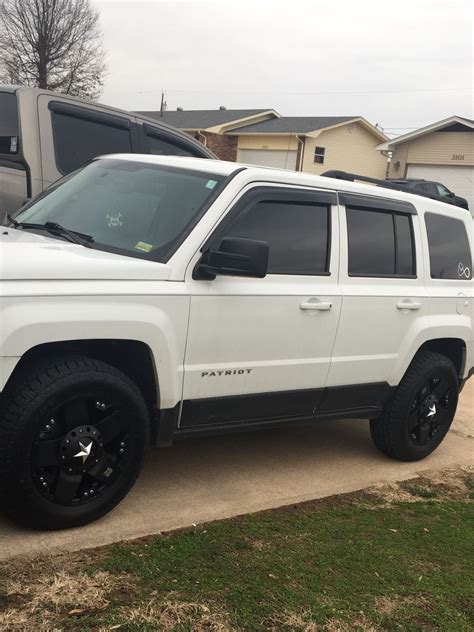 White Jeep Patriot Lifted
