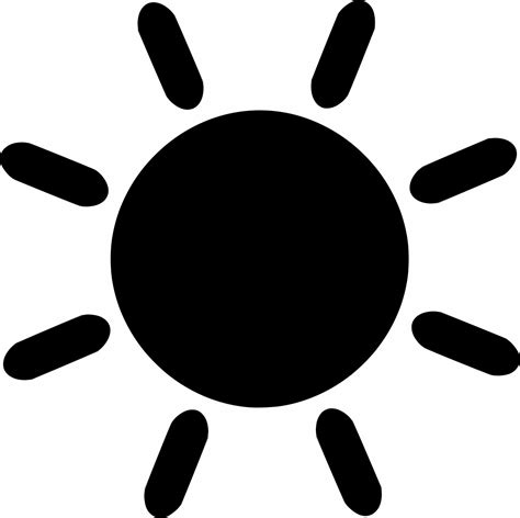 Sun Png Black Sunwheel Clip Art At Vector Clip Art Online