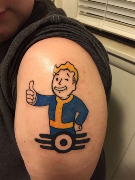 Fallout Vault Boy Tattoo