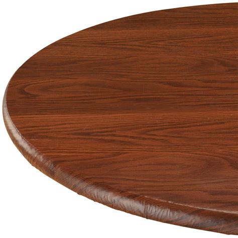 Wood Grain Fitted Table Cover 42x68ovaloblongroundoak