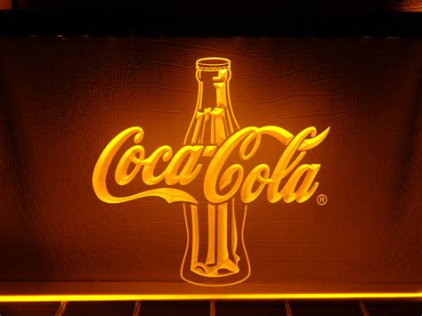 Coca Cola Bottle 3d Logo Led Reclame Verlichting Americanshop