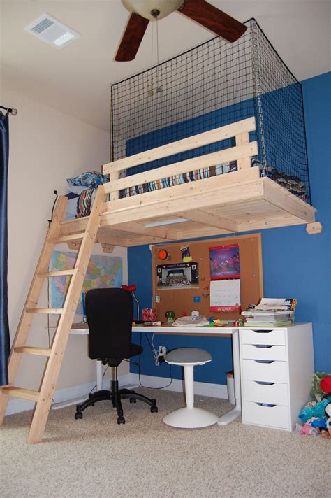 Suspended Loft Bed Diy House Projects Loft Bed Home