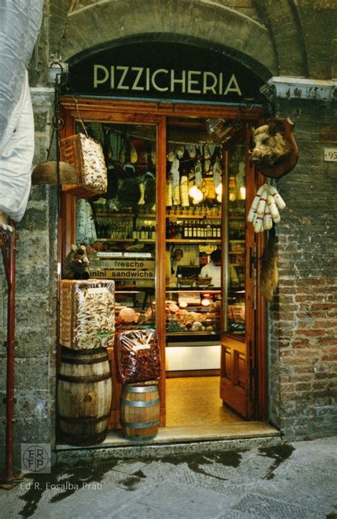 Pizzicheria In Siena Italy Restaurant Italian Cafe Vintage Italy