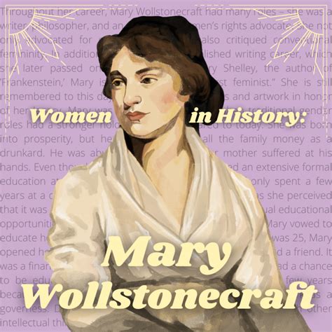 Women In History Mary Wollstonecraft The Meraki Story