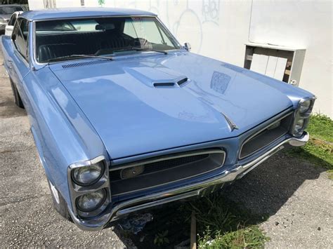 1966 Pontiac Gto Coupe Blue Automatic With Documentation For Sale