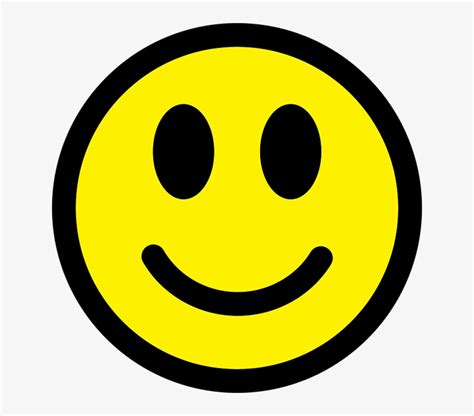 Smiley Emoticon Happy Face Icon Good Sign Symbol Yellow Smiley