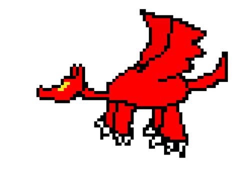 Fire Dragon Pixel Art Maker