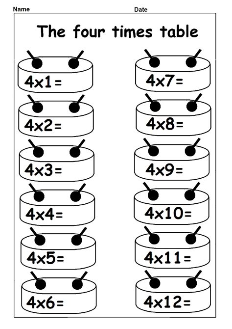 Printable Times Table Worksheets | Activity Shelter