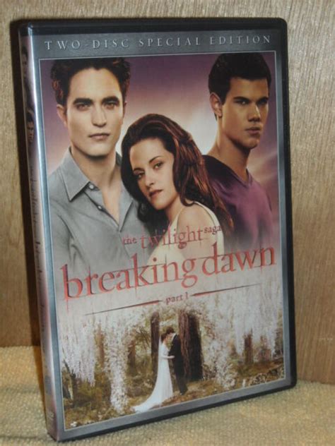 The Twilight Saga Breaking Dawn Part 1 Dvd 2012 2 Disc Set Ebay