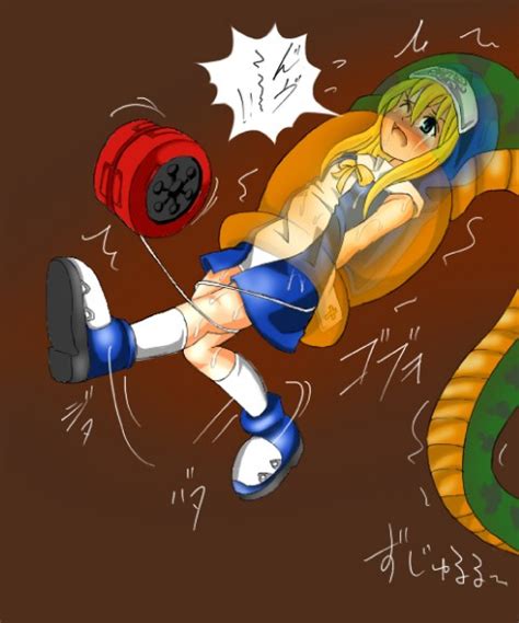 Rule 34 Blonde Hair Bridget Harkness Cell Dragon Ball Crossover