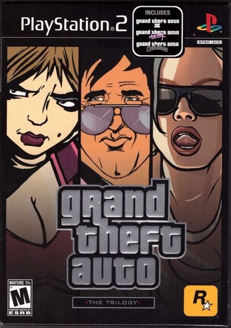 Grand Theft Auto Trilogy Playstation 2 Ps2 Gta 3 Vice