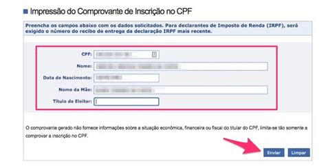 Como Imprimir O CPF Pela Internet Menezes Virtual Eye Portal De