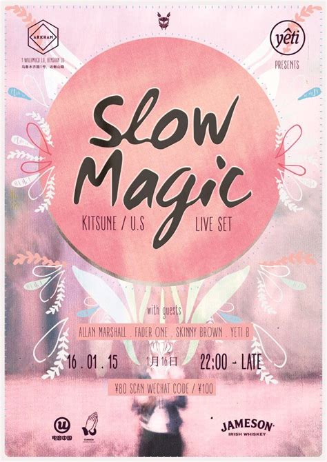 Slow Magic Flyer Design Inspiration Flyer