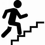 Stairs Clipart Icon Climbing Staircase Stair Steps