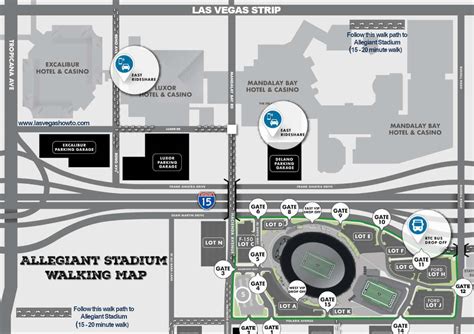 Allegiant Stadium Map Allegiant Allegiant Stadium Facts Figures
