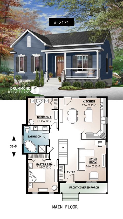 Tiny Home One Story Tiny House Floor Plans House Plan