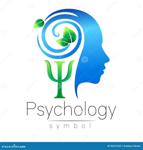 Modern Head Logo Sign Of Psychology Profile Human Letter Psi