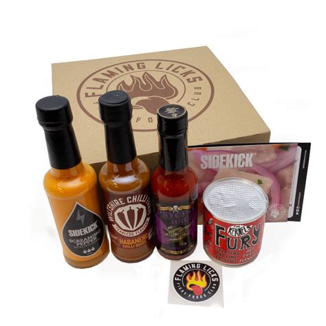 Flaming Licks The Best Fiery Foods And Hot Sauce Subscription Boxes Uk Food Club Food Licking