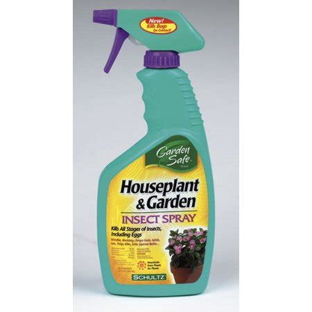 This aerosol spray kills on contact and is safe to use anywhere in your home, including your kitchen and other areas where pets or kids hang out. Spectrum 10422X "Garden Safe" Houseplant & Garden Insect ...