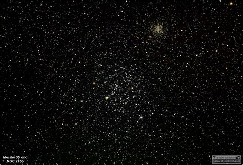 M35 And Ngc 2158 In Gemini Astronomy Magazine Interactive Star