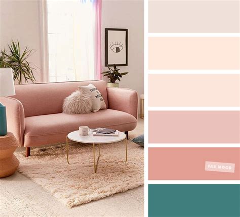 Blush Peach The Best Living Room Color Schemes