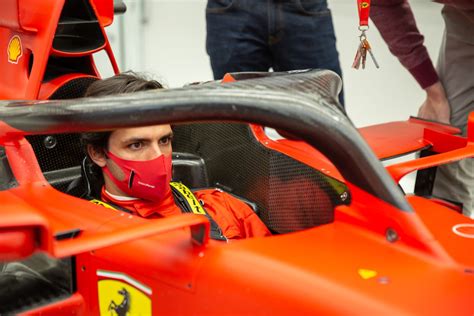 First Day At Ferrari For Carlos Sainz Jr