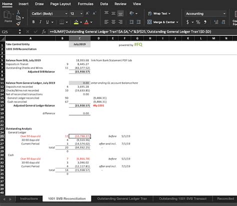 Bank Reconciliation Excel Template Floqast