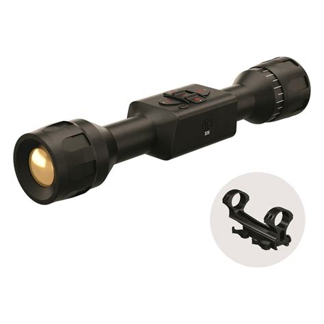 Atn Thor Lt 320 4 8x Thermal Rifle Scope With Dual Ring Cantilever