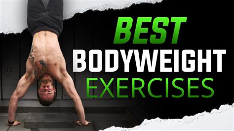 Top 4 Bodyweight Strength Exercises For Athletes Youtube
