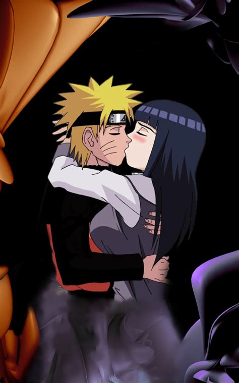 Naruto Kiss Hinata Phone Wallpaper Anime Wallpaper Hd