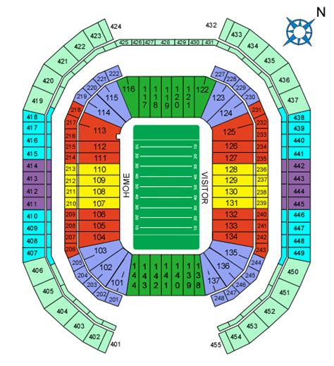 University Of Phoenix Stadium Seating Chart Views And Reviews Arizona