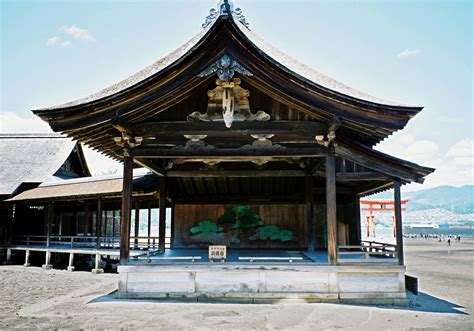 Itsukushima Shrine Noh Theater Stage In Miyajima Japan Built In 1590
