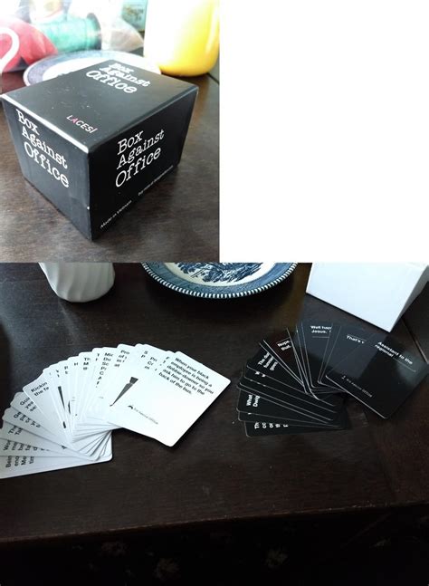Posts that are about items of merchandise (look at this cool shirt, i found this board game, i made cards against the office) are prohibited without prior mod. For Christmas I got an office cards against humanity game. Happy Holidays! : DunderMifflin