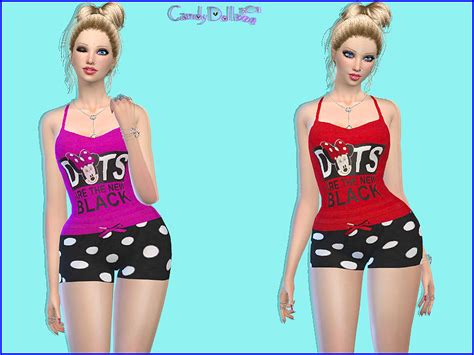 The Sims Resource Candydoll Minnie Mouse Set