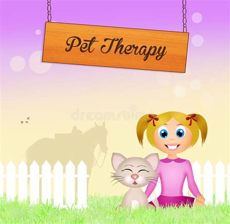 Pet Therapy Stock Illustration Illustration Of Healthy 54109791