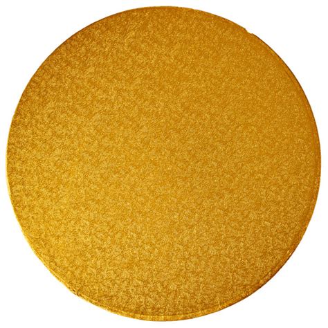 14 Round Gold Foil Cake Board Decopac