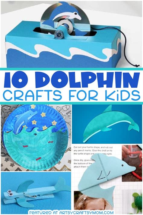 10 Delightful Dolphin Crafts For Kids Dolphin Craft Crafts For Kids